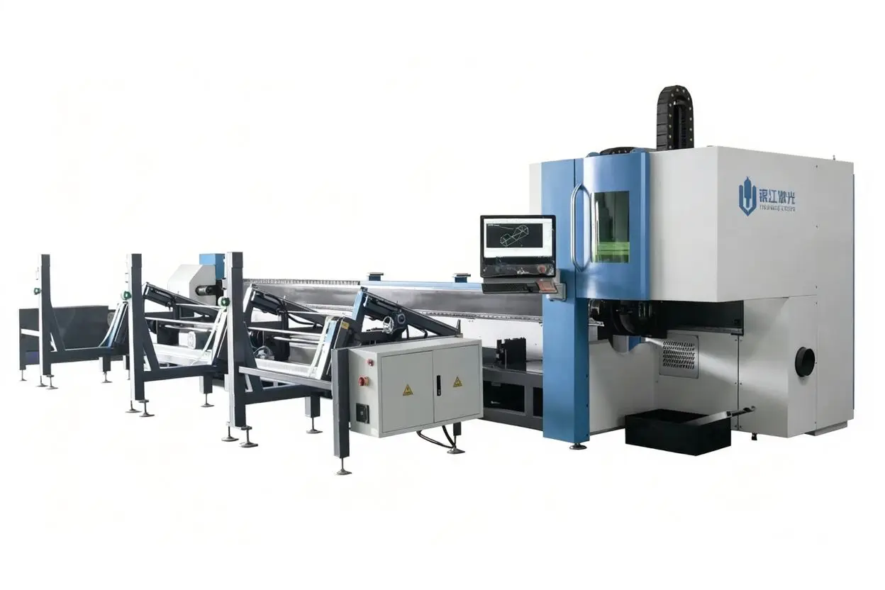 Automatic Laser Tube Cutting Machine with Auto Feeding