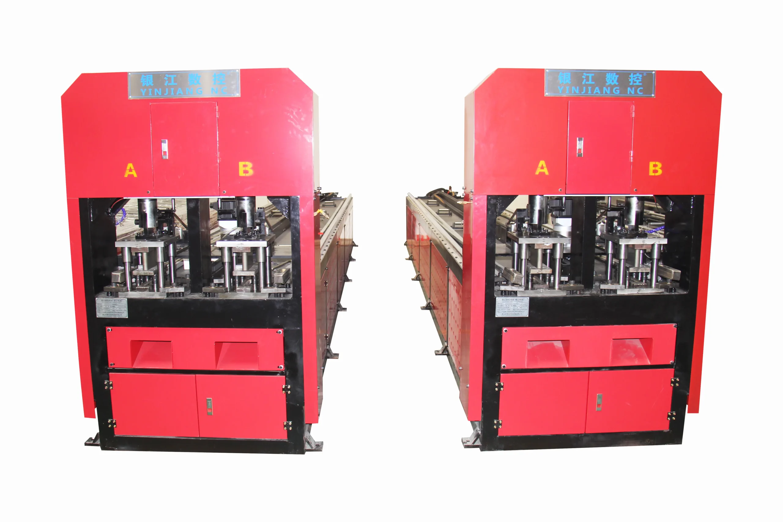 Automatic punching machine for steel and timber studs